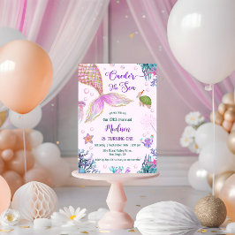 Invitación Nuestra sirena pequeña, una de antes de morir en e