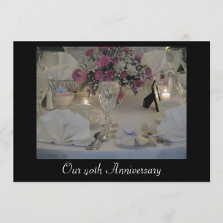 Invitación Nuestro 40º Aniversario