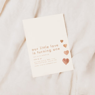 Invitación Nuestro amor pequeño se está convirtiendo en una i
