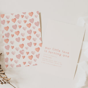 Invitación Nuestro amor pequeño se está convirtiendo en una i