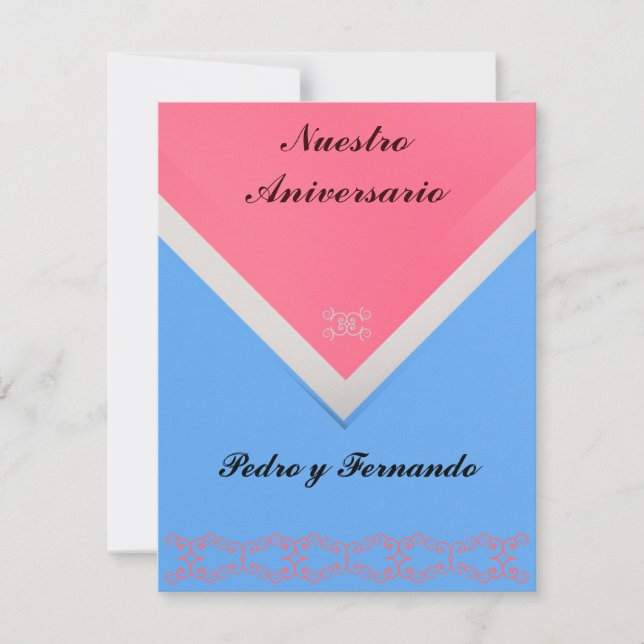 Invitación - Nuestro Aniversario (Anverso)