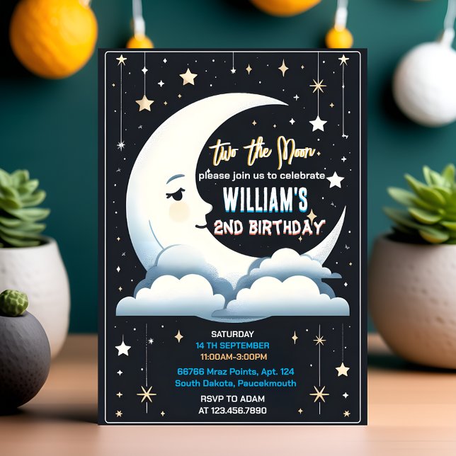 Invitación Nuestro cielo cutáneo de la noche del espacio Dos  (Subido por el creador)