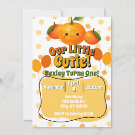 Invitación Nuestro cumpleaños de Little Cutie