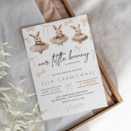 Invitación Nuestro cumpleaños pequeño