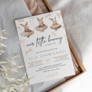 Invitación Nuestro cumpleaños pequeño