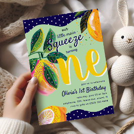 Invitación Nuestro Main Squeeze' Caprichoso Cumpleaños de Lim