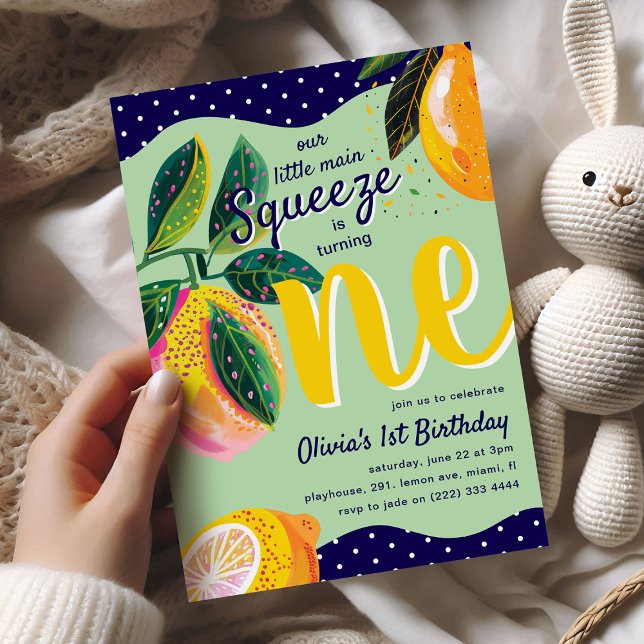 Invitación Nuestro Main Squeeze' Caprichoso Cumpleaños de Lim (Subido por el creador)