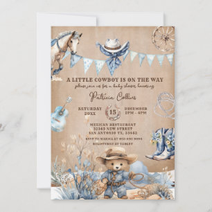 Invitación Nuestro niñito está en camino a Baby Shower