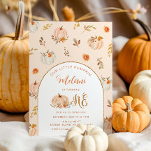 Nuestro Pastel de Calabaza Primer chica Cumpleaños