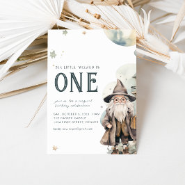 Invitación Nuestro pequeño asistente es uno