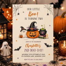 Nuestro pequeño Boo cumple dos en Halloween segund