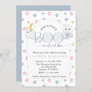 Invitación Nuestro Pequeño Boo está a punto de llegar a Hallo