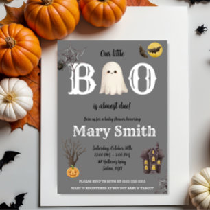 Invitación Nuestro pequeño BOO está casi listo! Baby Shower d