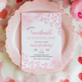 Invitación Nuestro Pequeño Cariño cumple un cumpleaños