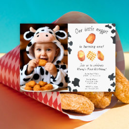 Invitación Nuestro Pequeño Nugget Se Está Convirtiendo En Un 