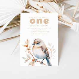 Invitación Nuestro pequeño pájaro se está convirtiendo en una