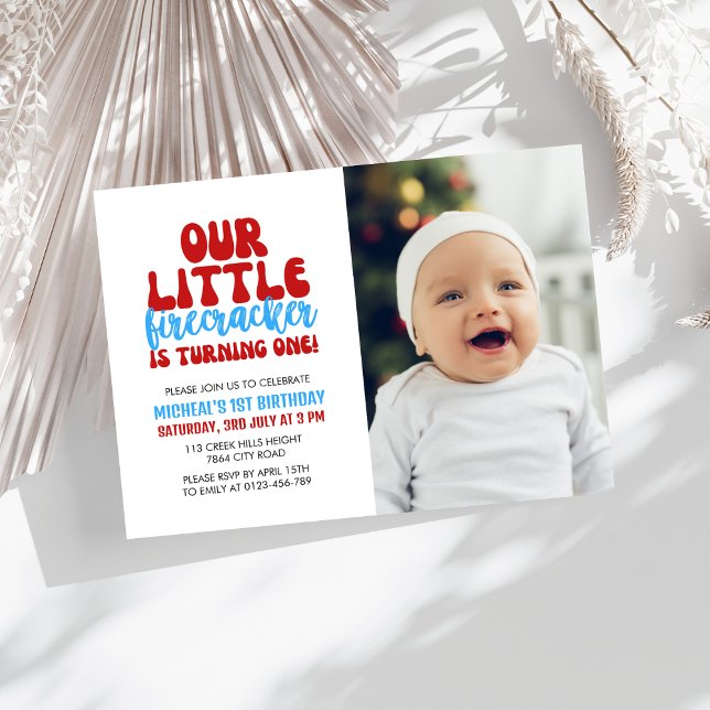 Invitación Nuestro pequeño petardo se está convirtiendo en un (Subido por el creador)