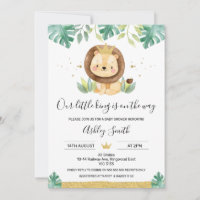 Nuestro pequeño Rey León Crown Baby Shower