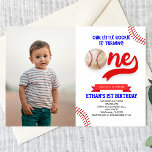 Invitación Nuestro pequeño rookie baseball un primer Fiesta d<br><div class="desc">¡Esta es una invitación a nuestra pequeña fiesta de cumpleaños!</div>
