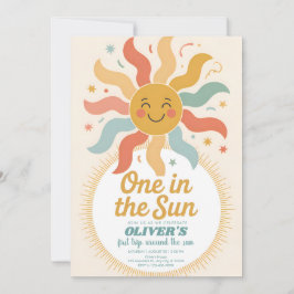 Invitación Nuestro Pequeño Sol Cumple Un Año