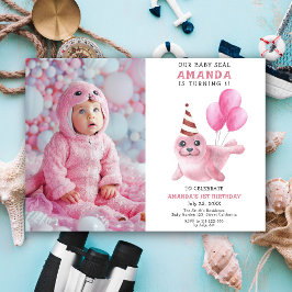 Invitación Nuestro precinto de bebé primer cumpleaños Fiesta 