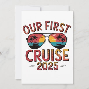 Invitación Nuestro primer viaje en crucero 2025 coincidiendo