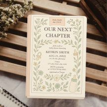 Nuestro próximo capítulo: Baby Shower de cuento de