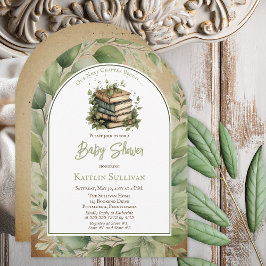 Invitación Nuestro próximo capítulo comienza los libros Baby