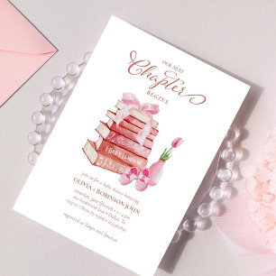 Invitación Nuestro siguiente capítulo libro de historias Chic