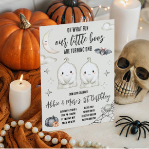 Invitación Nuestros pequeños DUENDES cumplen UN Halloween