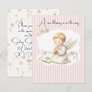 Invitación Nueva bendición para baby shower descarga digital