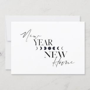 Invitación Nueva casa de vacaciones de Año Nuevo que nos hemo