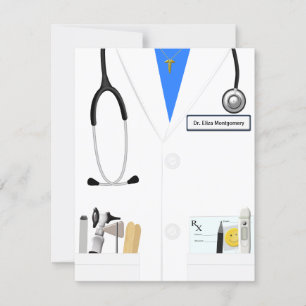 Invitación Nueva celebración de graduación médica de Médica