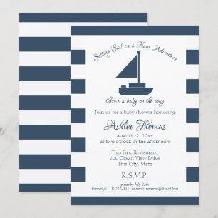 Invitación Nueva Ducha Náutica De Aventura