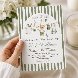 Invitación Nueva en el Club Baby Shower