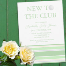 Nueva En El Club Fiesta De Bebé Elegante