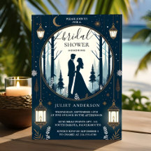 Nueva Estrellas Forestales Nieve brillante ducha d