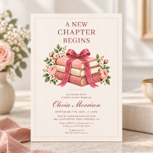 Invitación Nueva Etapa Comienza Arco Rosa Despedida de Solter