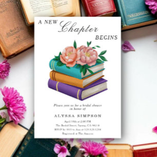 Invitación Nueva Etapa Comienza Ducha Nupcial Floral