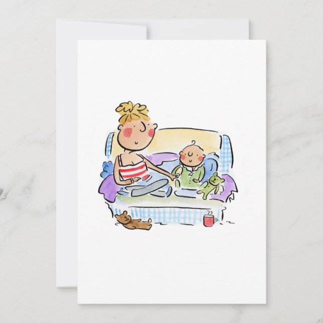 Invitación Nueva Mamá (Anverso)