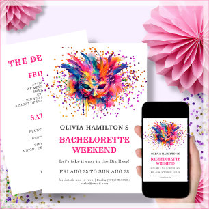 Invitación Nueva Orleans   Bachelorette Itinerary Weekend