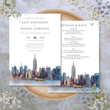 Nueva York Skyline Destination All In One Boda