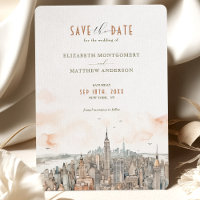 Nueva York Skyline Save-the Date