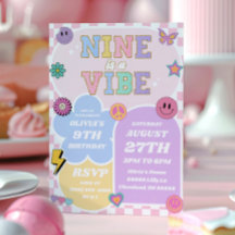 Nueve es una fiesta de cumpleaños de Vibe Preppy P