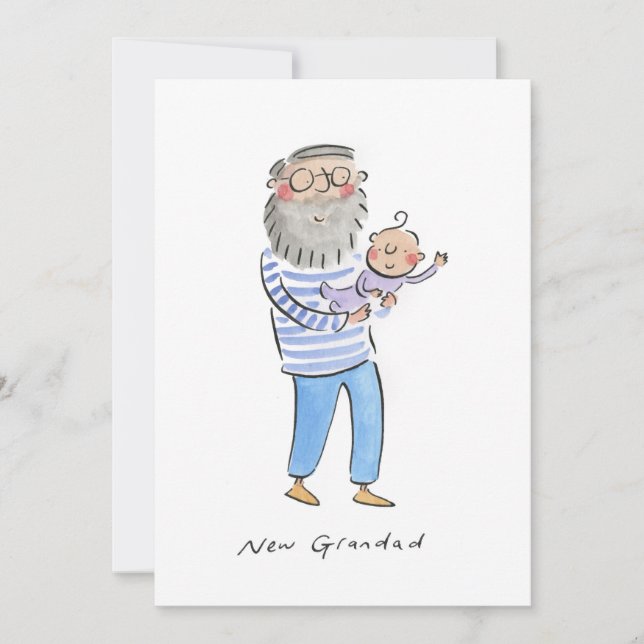 Invitación Nuevo abuelo (Anverso)