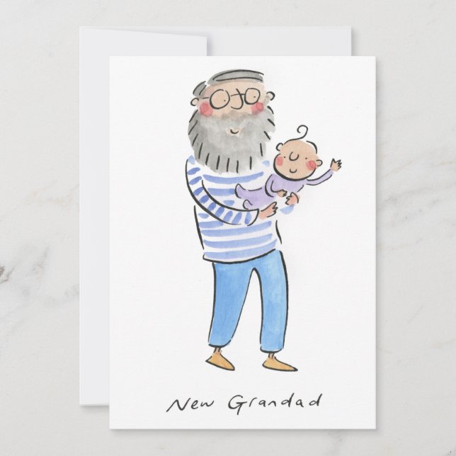 Invitación Nuevo abuelo (Anverso)