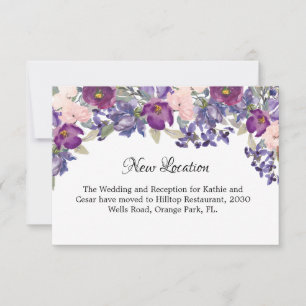 Invitación Nuevo Boda de ubicación