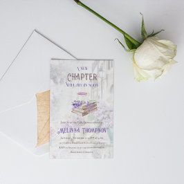 Invitación Nuevo capítulo Begin Lavender Tea Brunch Baby Show