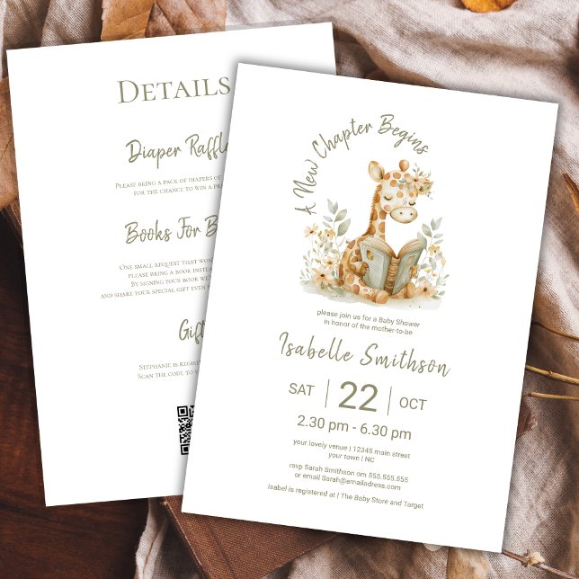 Invitación Nuevo capítulo comienza a escribir el código QR de (Subido por el creador)