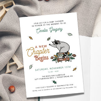 Invitación Nuevo Capítulo Comienza Fiesta Infantil de Cuento